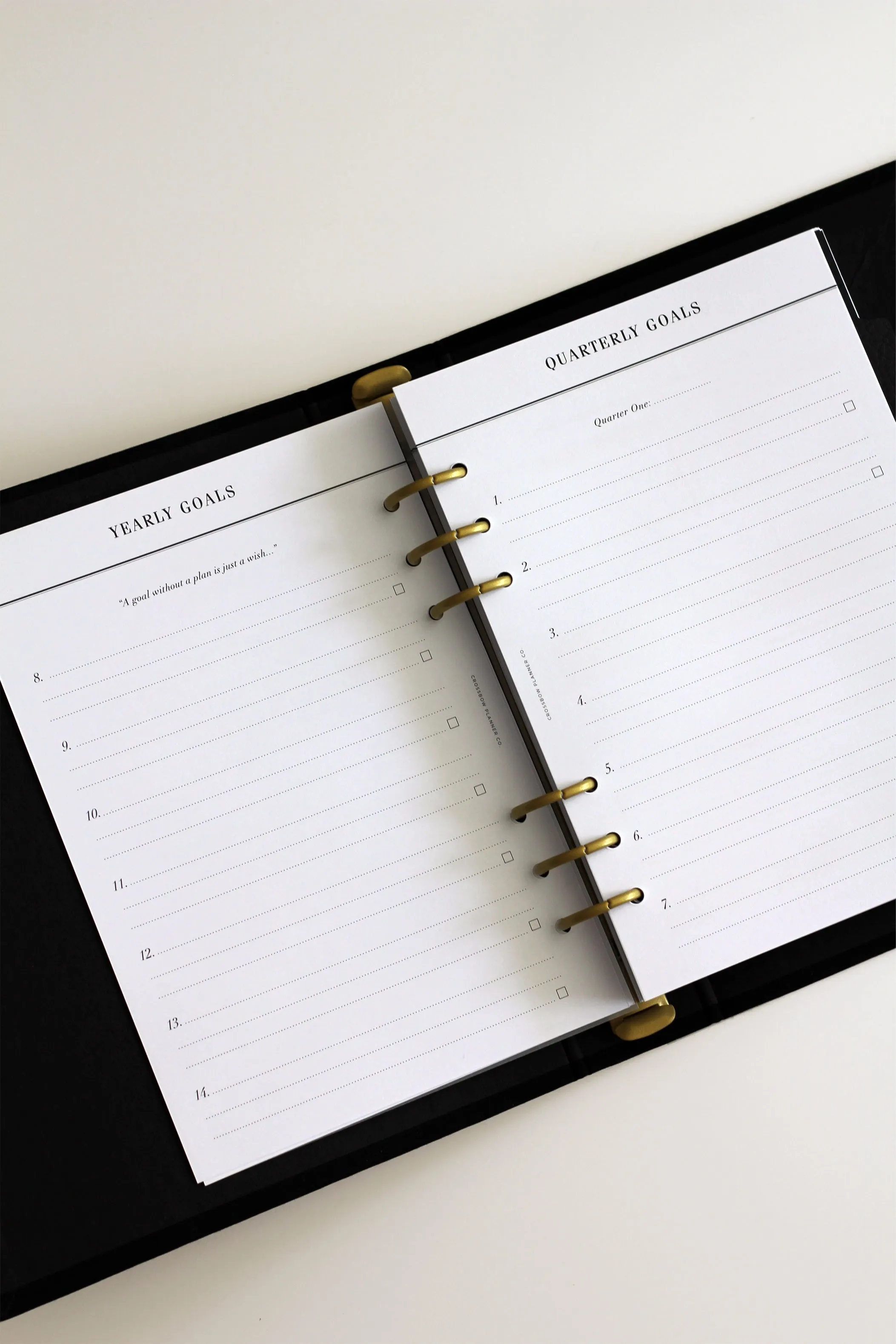 12 Month Undated Inserts | A5 Planner Inserts