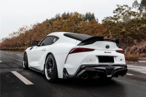 2019-UP Toyota GR Supra (J29 & DB) A90 A91 BKSS Style Carbon Fiber Trunk Spoiler with LED Light