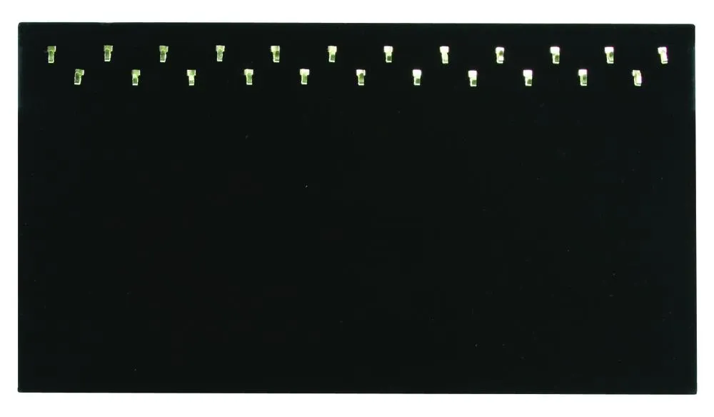 23 Hooks Black Necklace Display Easel Stand