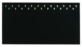 23 Hooks Black Necklace Display Easel Stand