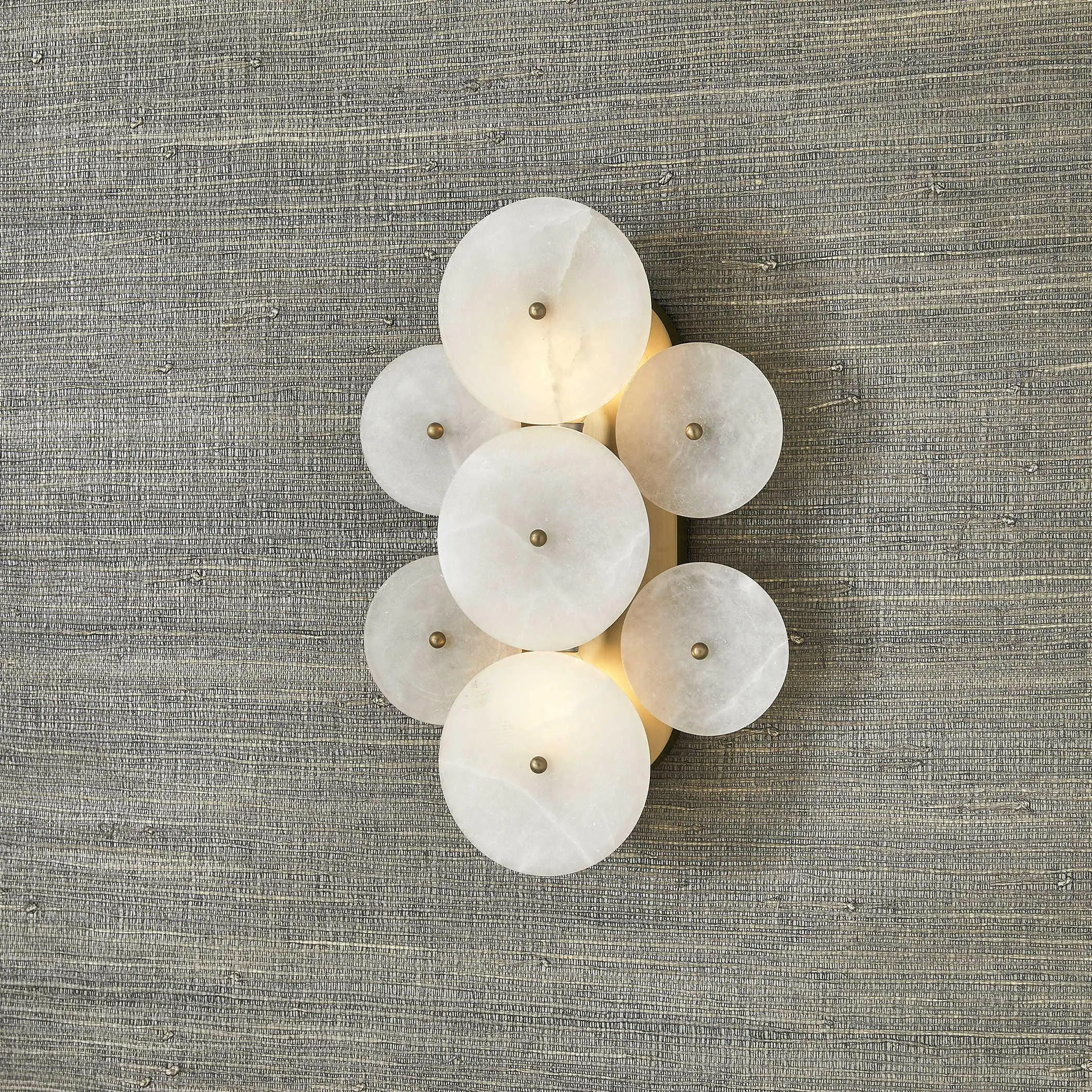 Alabaster Radiance Wall Light