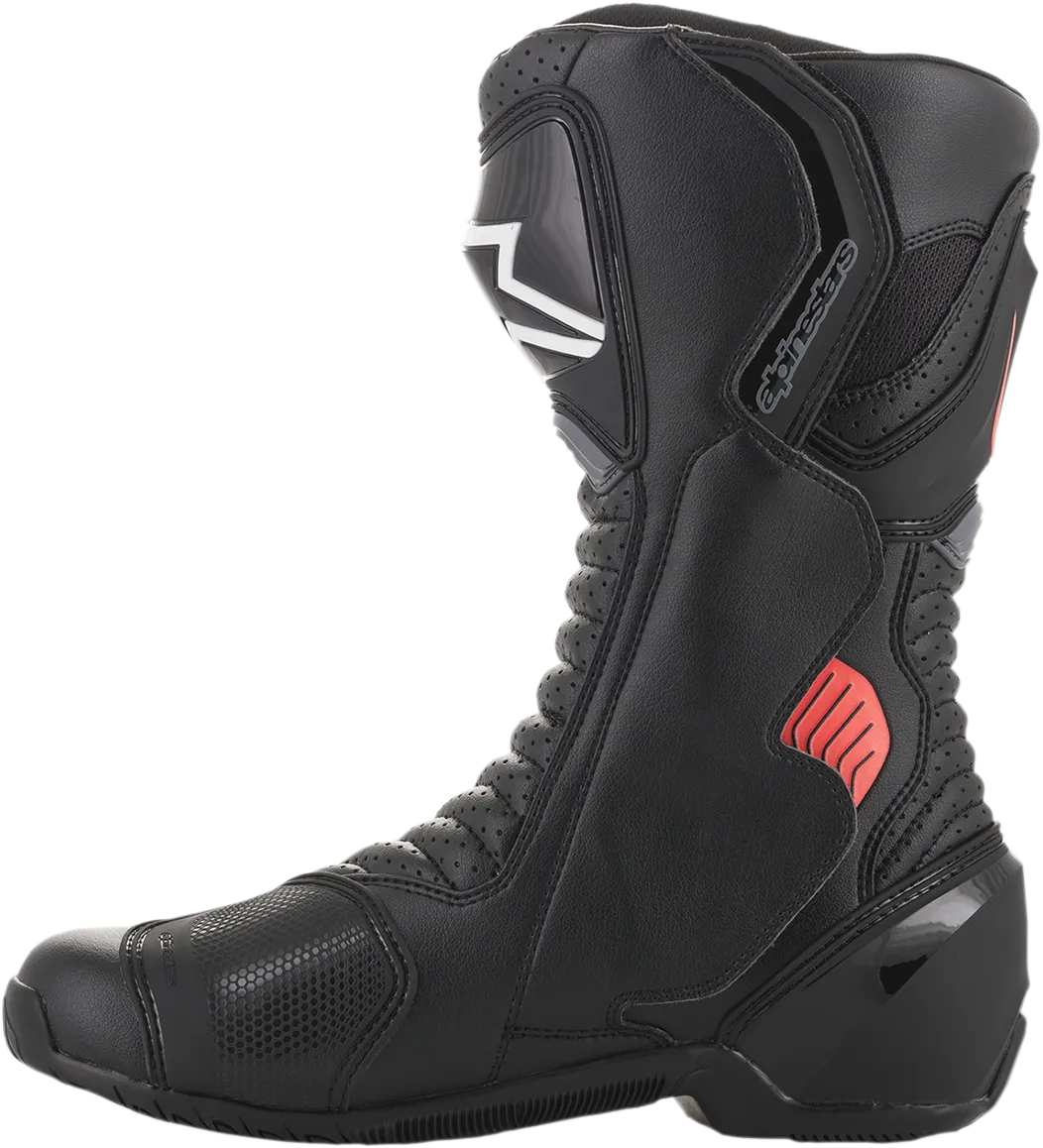 ALPINESTARS SMX-6 v2 Boots - Black/Gray/Red - Vented - US 6.5 / EU 40 2223017-1133-40