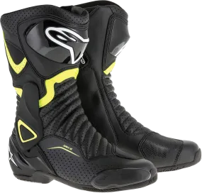ALPINESTARS SMX-6 v2 Vented Boots - Black/Yellow - US 12.5 / EU 48 2223017-1550-48
