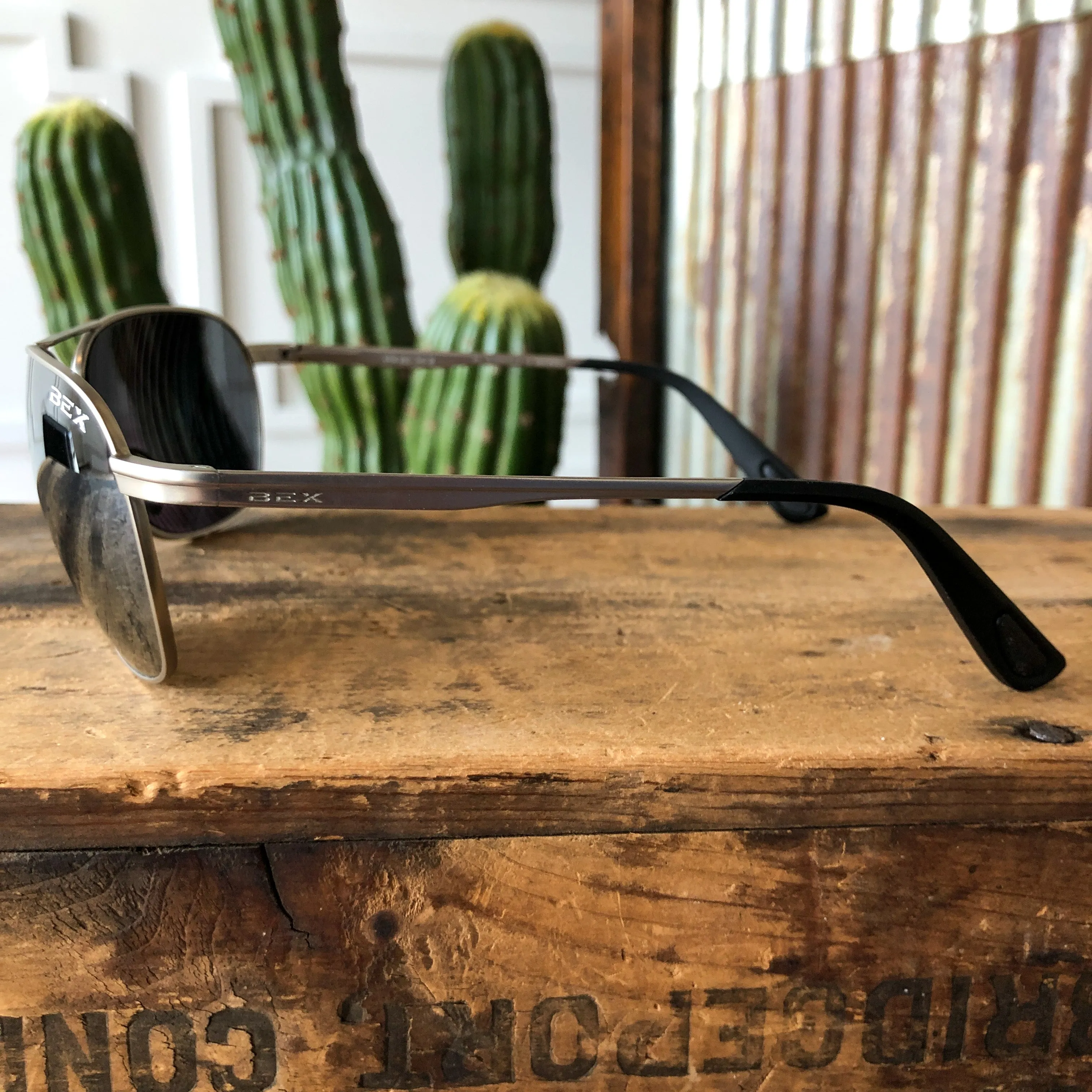 Bex Nova Sunglasses {matte silver}