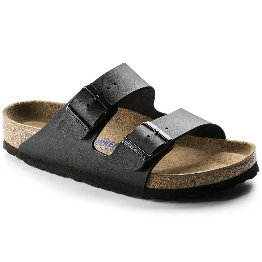 Birkenstock Classic Arizona Birko-Flor Soft Footbed Regular Fit Black