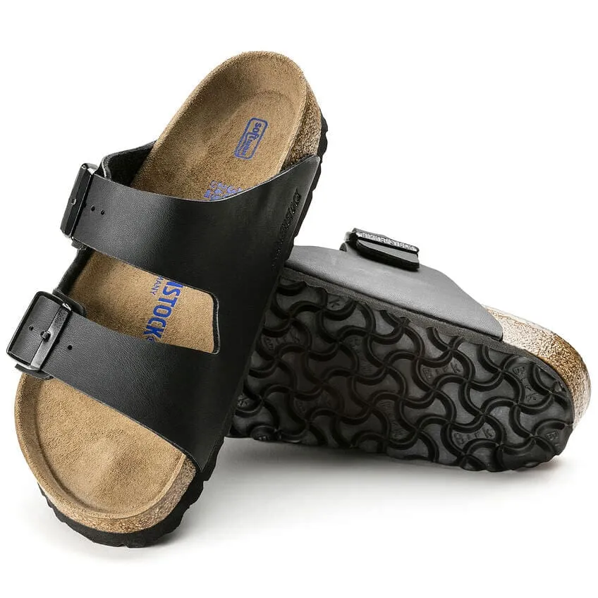 Birkenstock Classic Arizona Birko-Flor Soft Footbed Regular Fit Black
