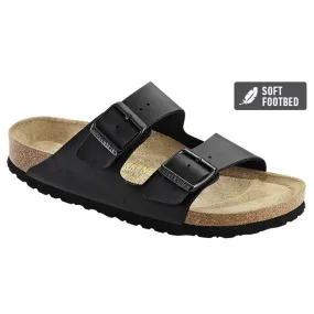 Birkenstock Classic Arizona Birko-Flor Soft Footbed Regular Fit Black