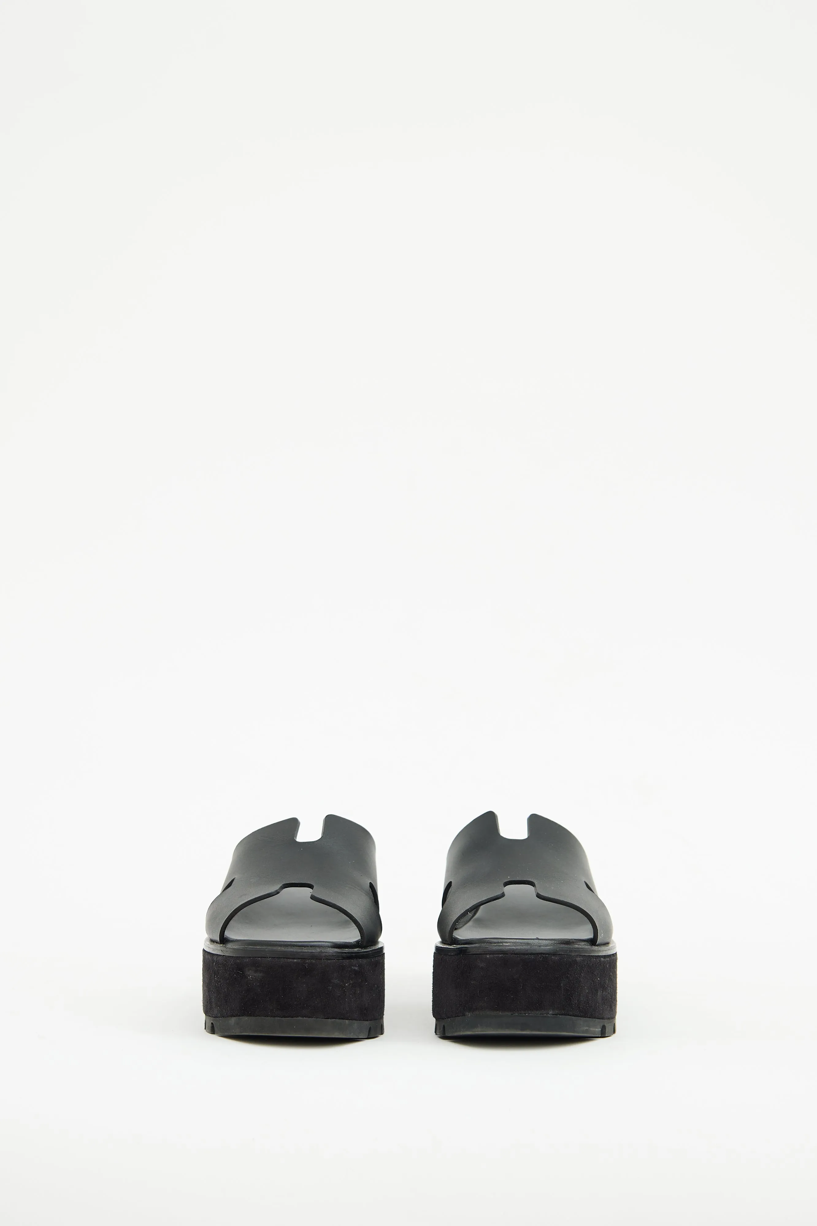 Black Eze 30 Platform Sandal