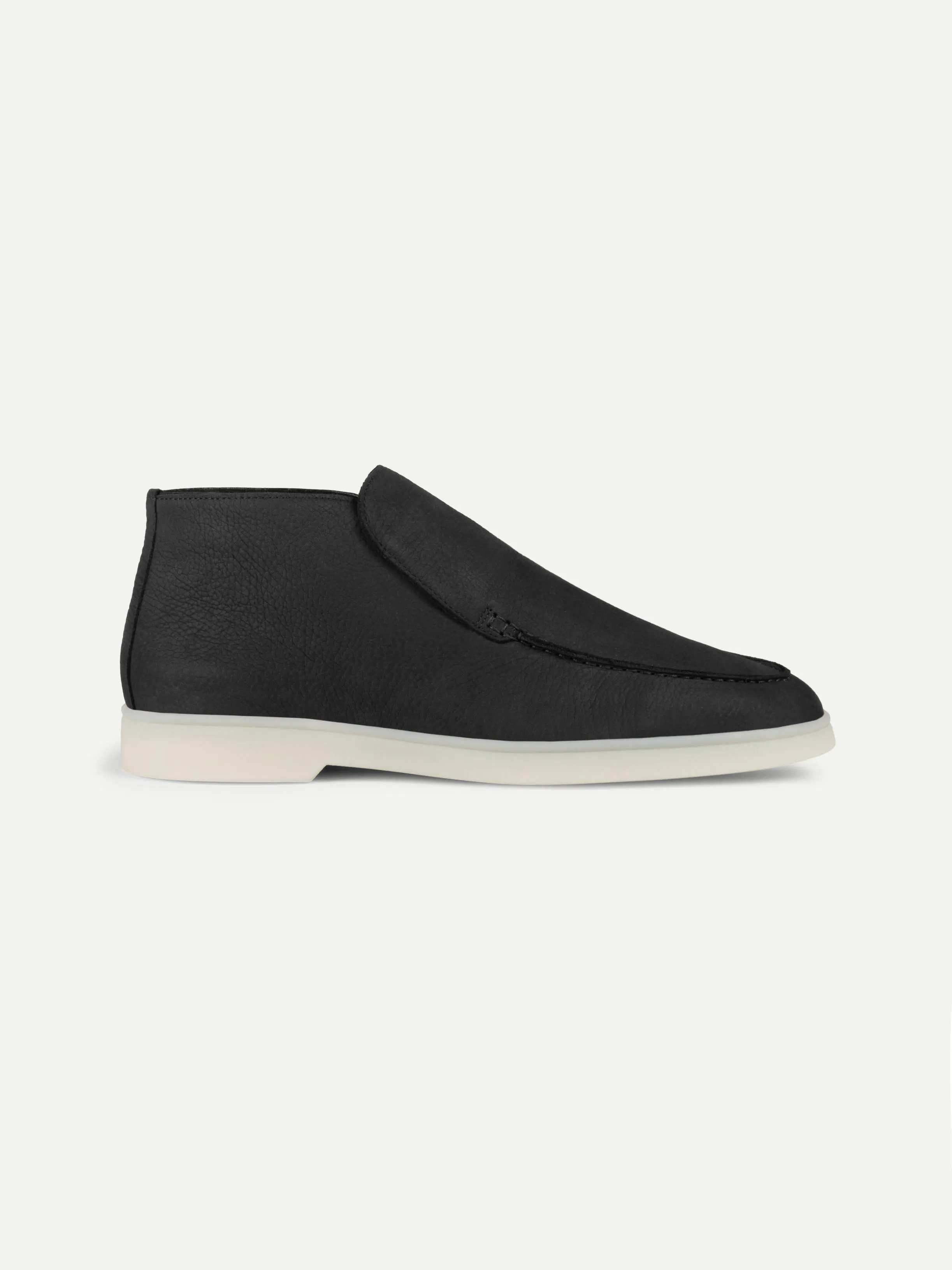 Black Nubuck Winter City Loafer