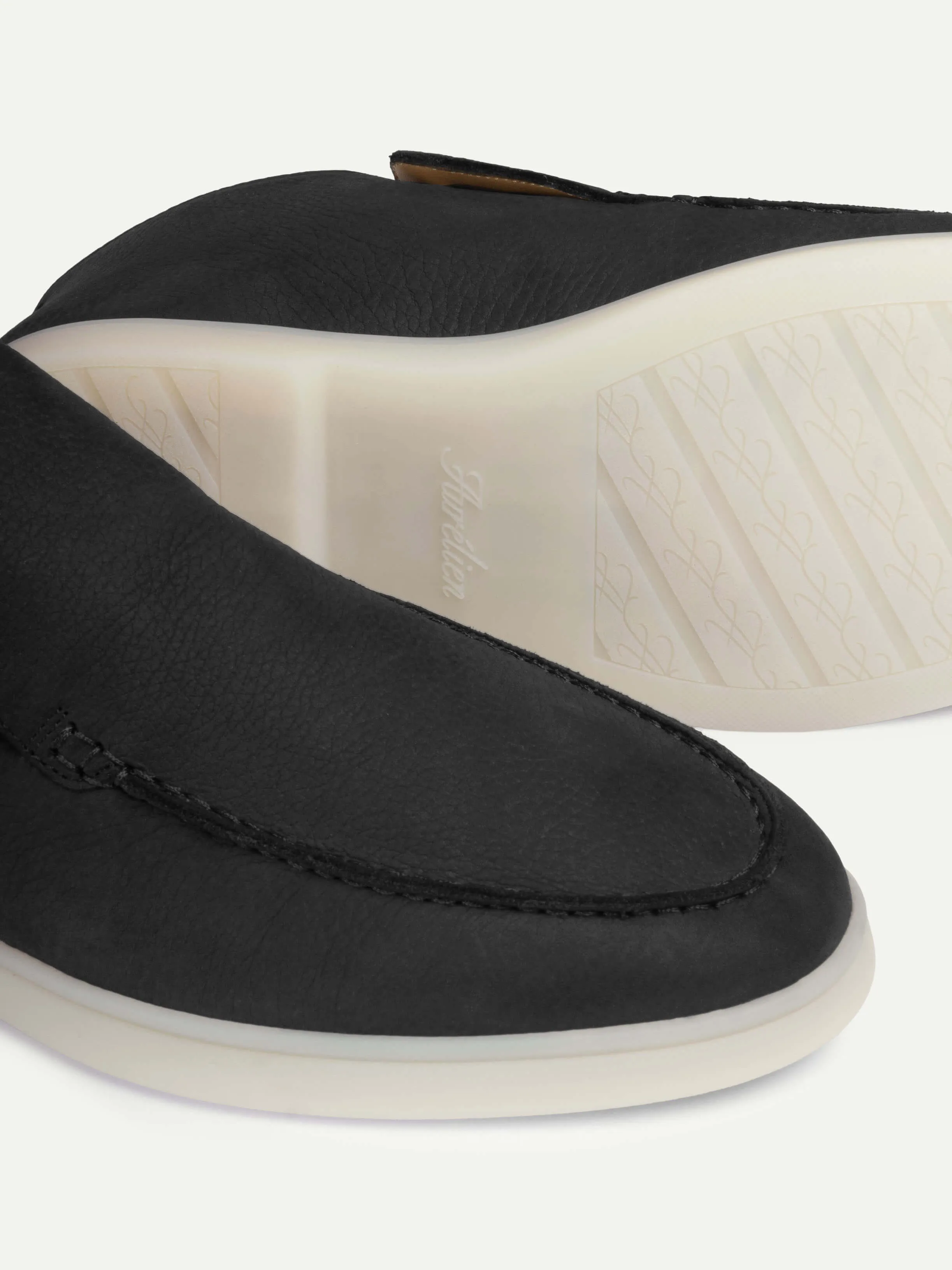 Black Nubuck Winter City Loafer