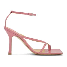 Bottega Veneta Pink Stretch Sandals