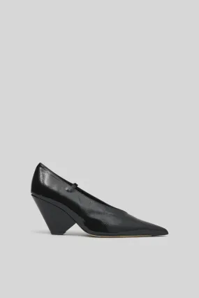 Camilla and Marc Rhys Patent Pump in Black