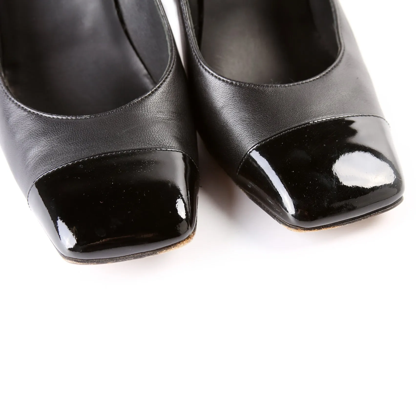 Cap Toe Pumps Size 38.5