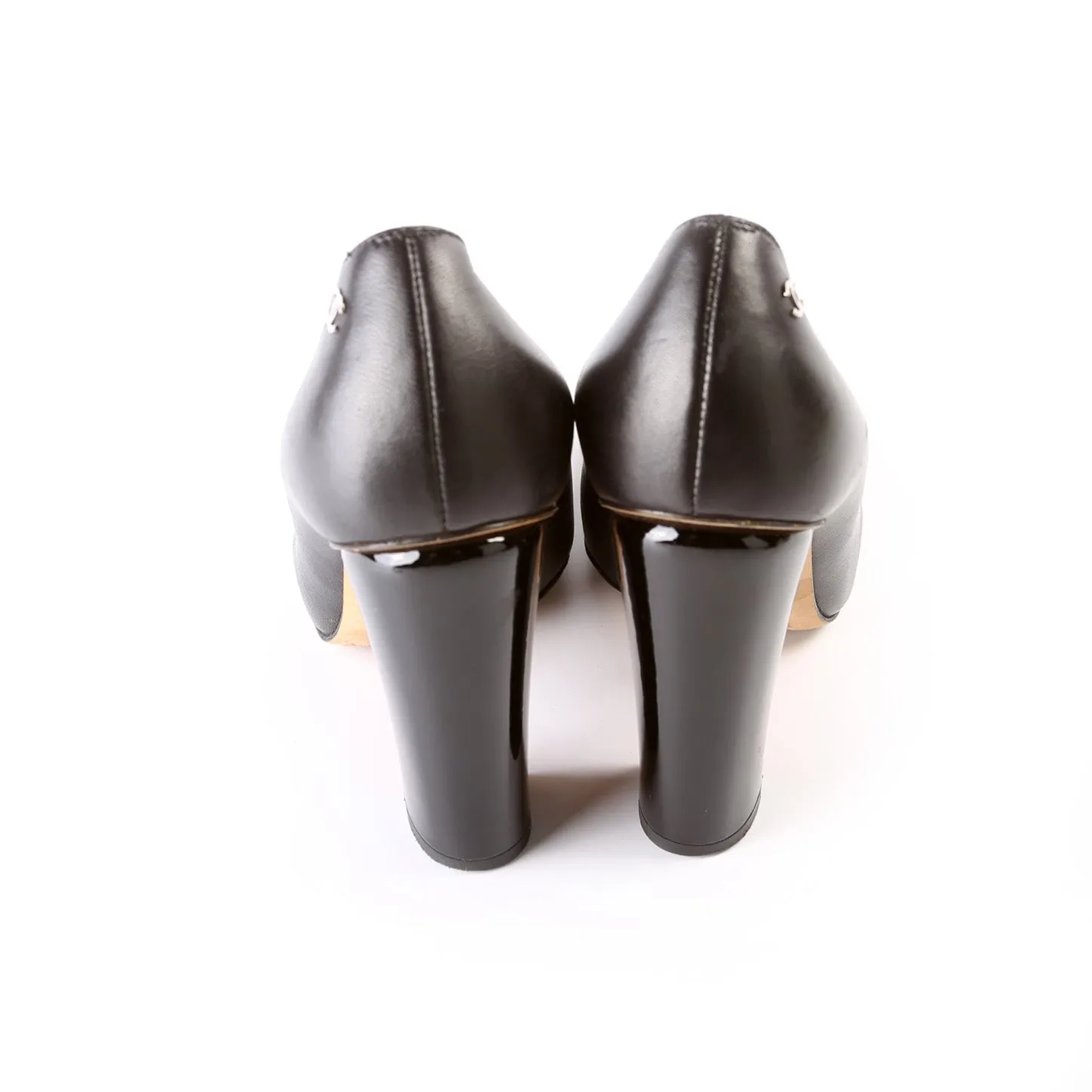Cap Toe Pumps Size 38.5