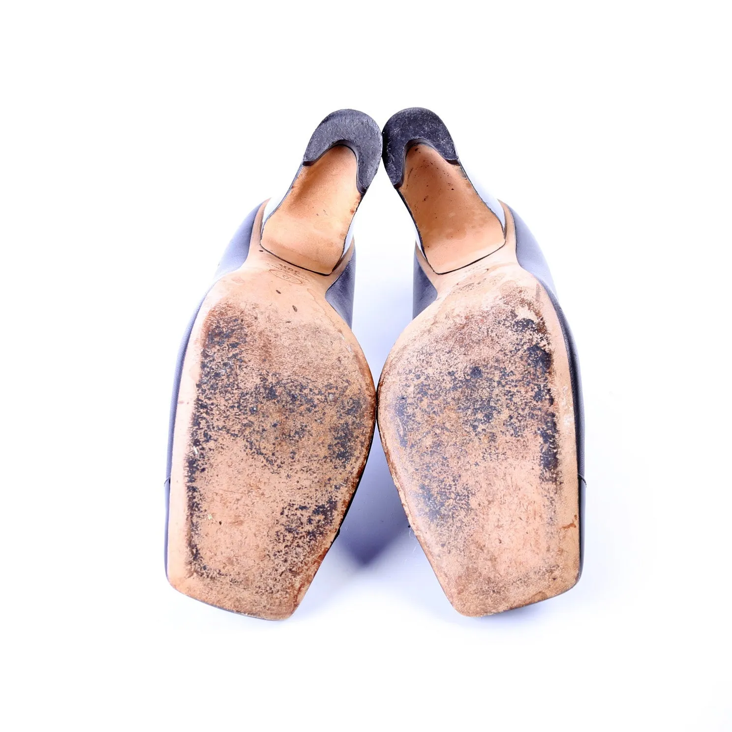 Cap Toe Pumps Size 38.5