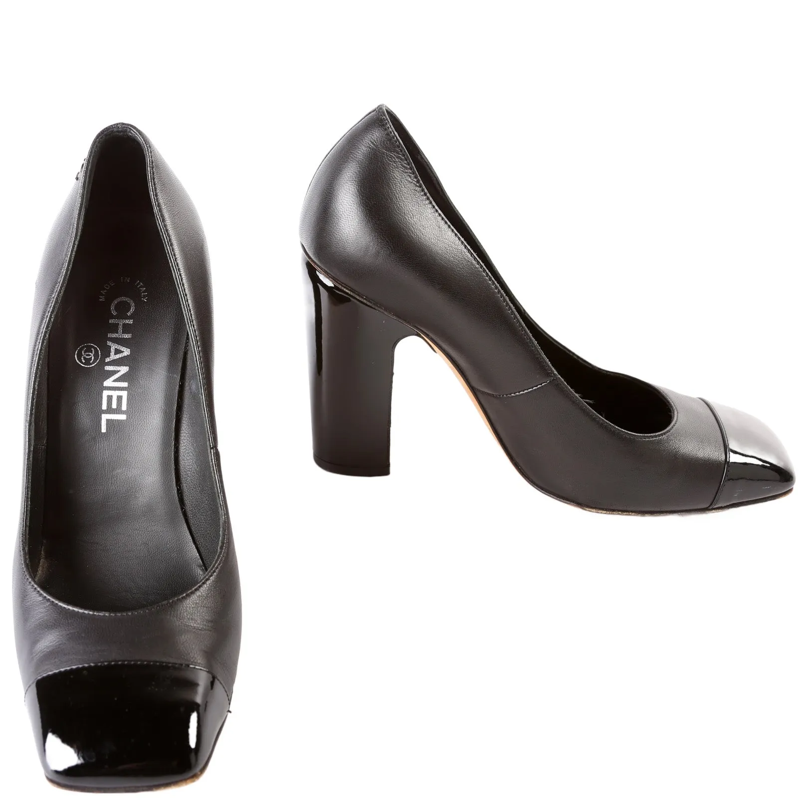 Cap Toe Pumps Size 38.5