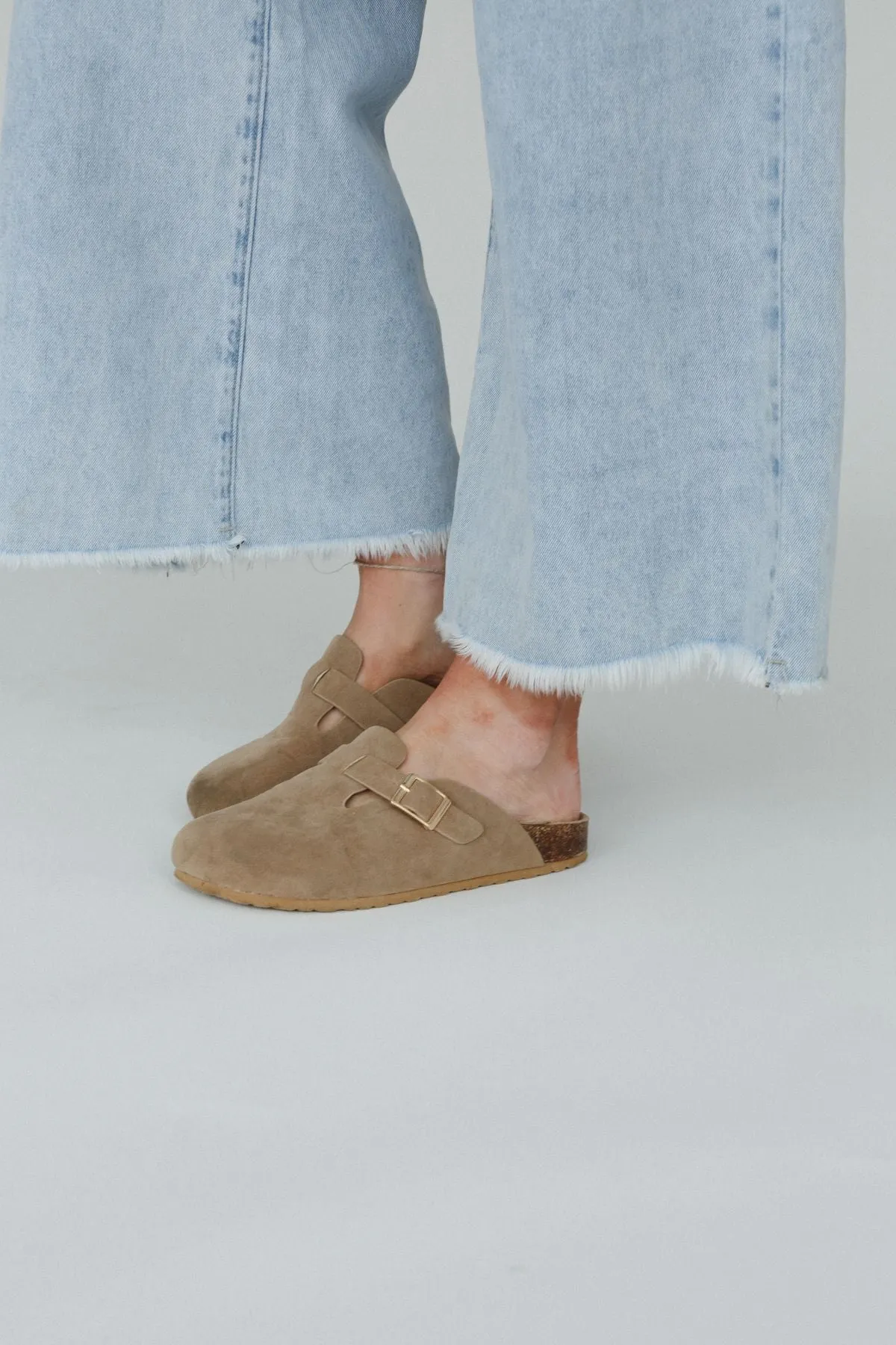 City Step Boston Mule - Taupe