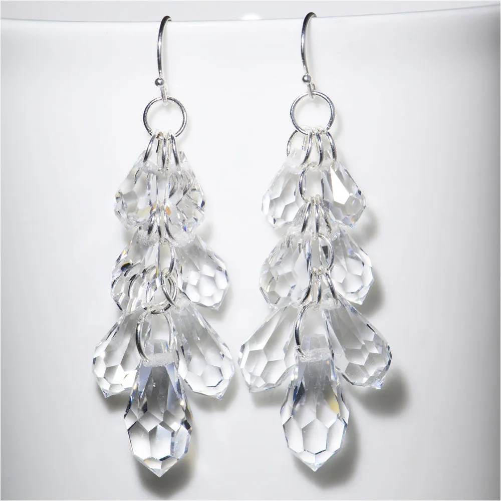 Crystal Waterfall Earrings