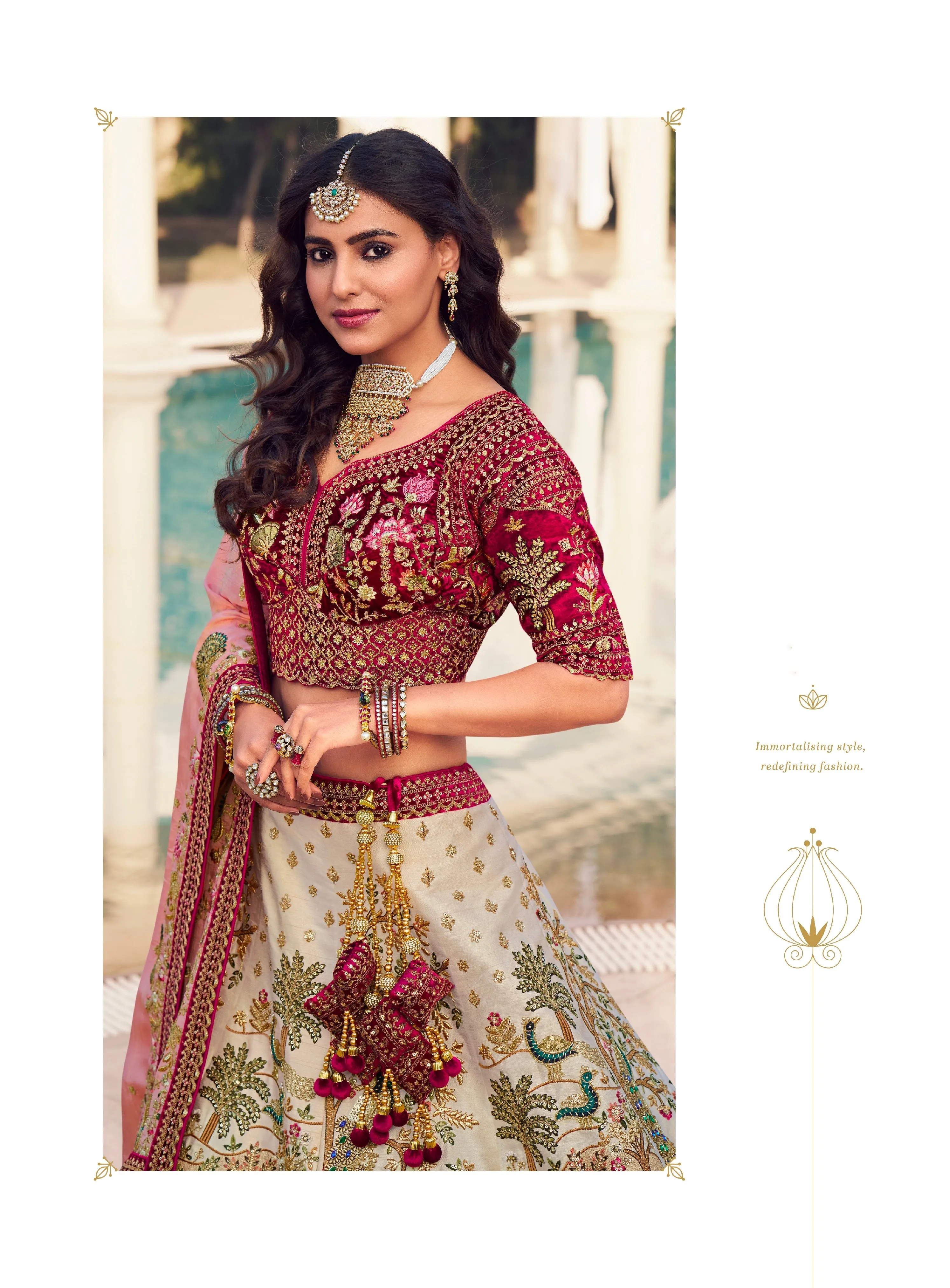Elegant Red and Gold Bridal Lehenga: Perfect for Your Special Day