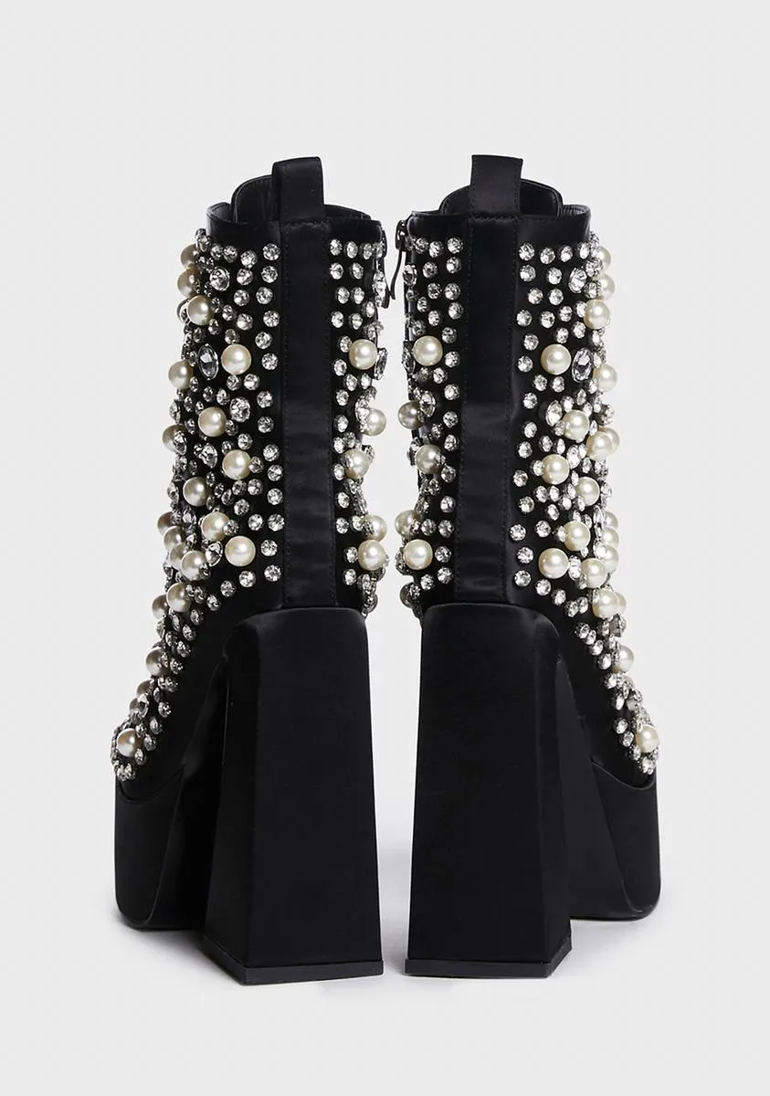Exclusive Yankee Platform Boots