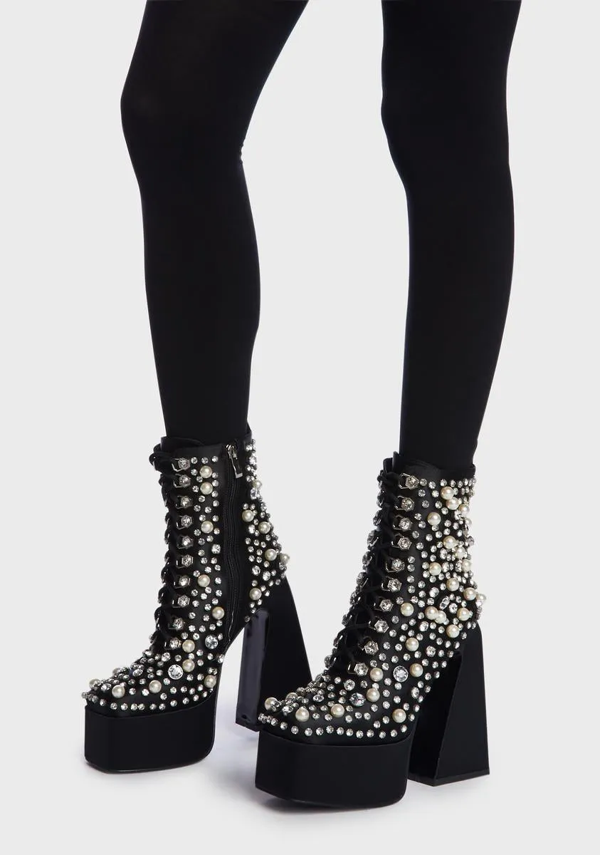 Exclusive Yankee Platform Boots