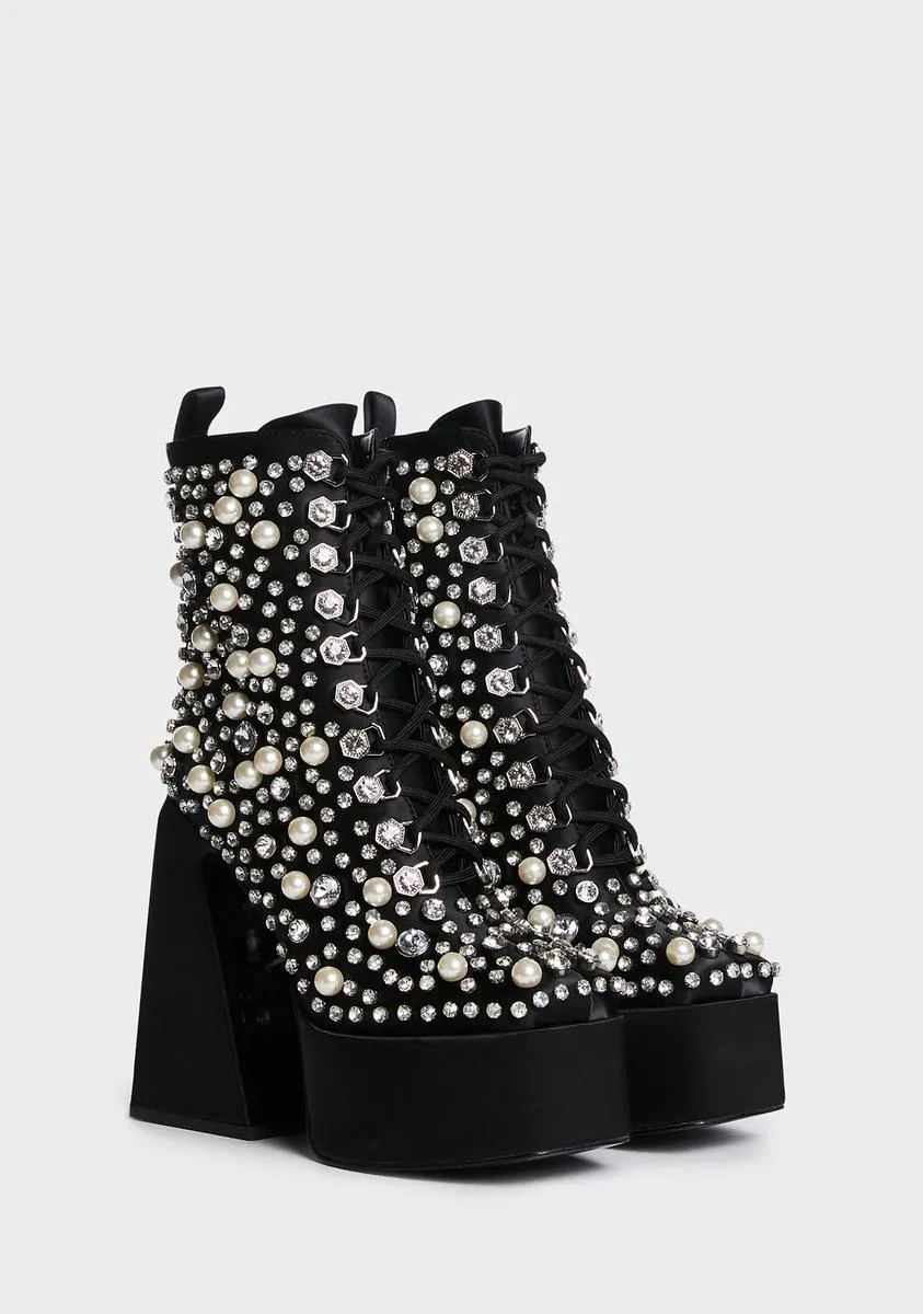 Exclusive Yankee Platform Boots