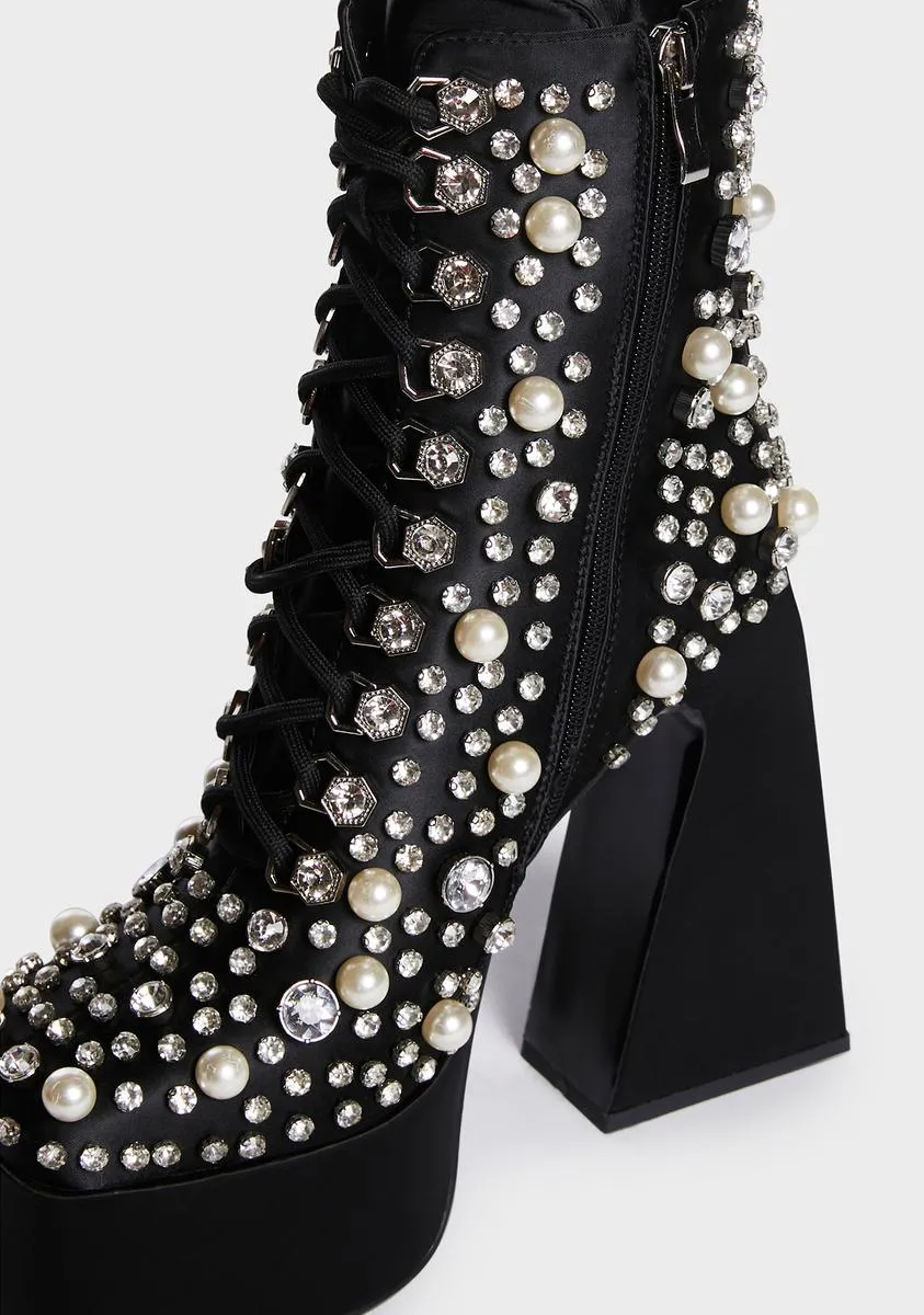 Exclusive Yankee Platform Boots