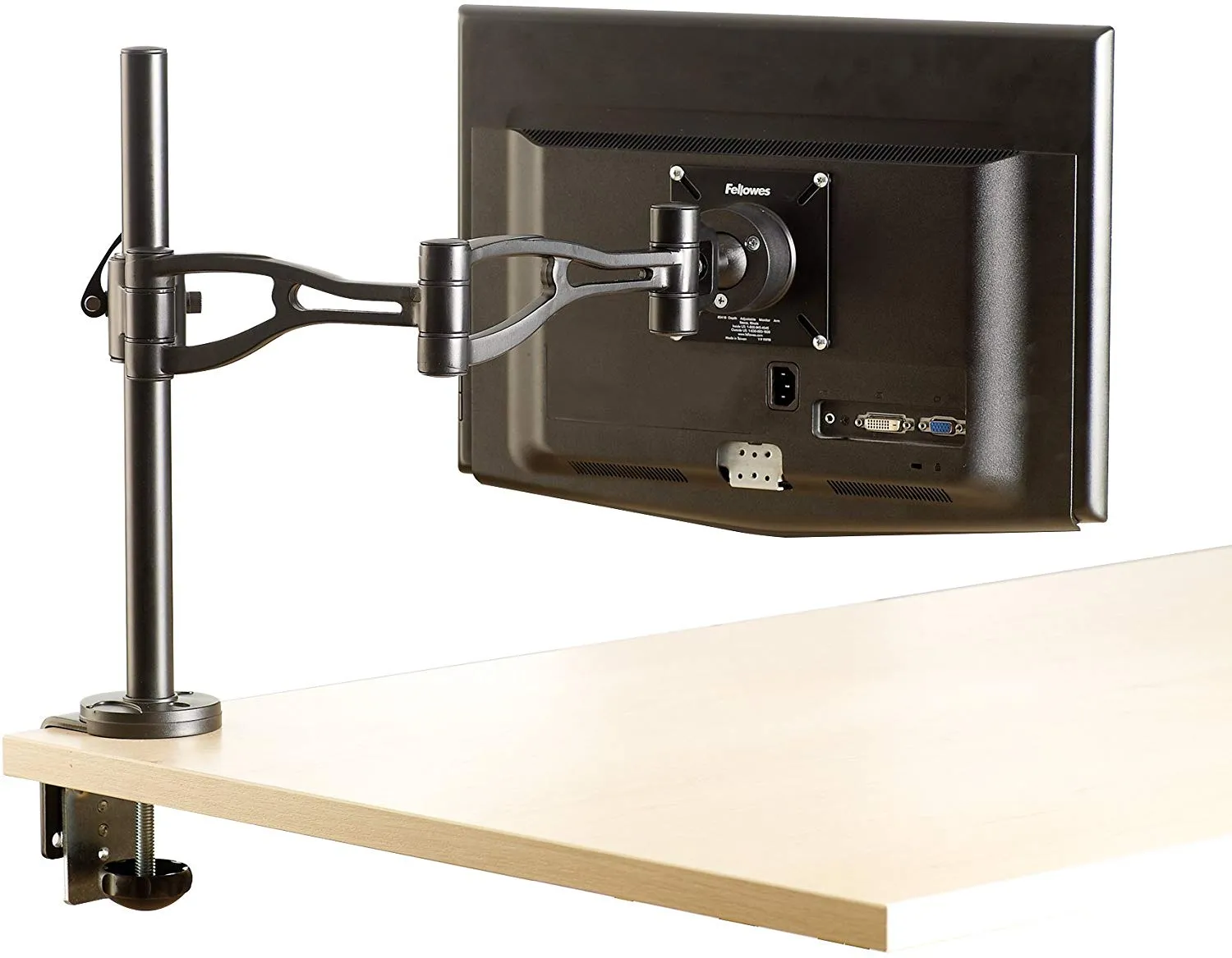 Fellowes Professional Series Freestanding Single Monitor Arm