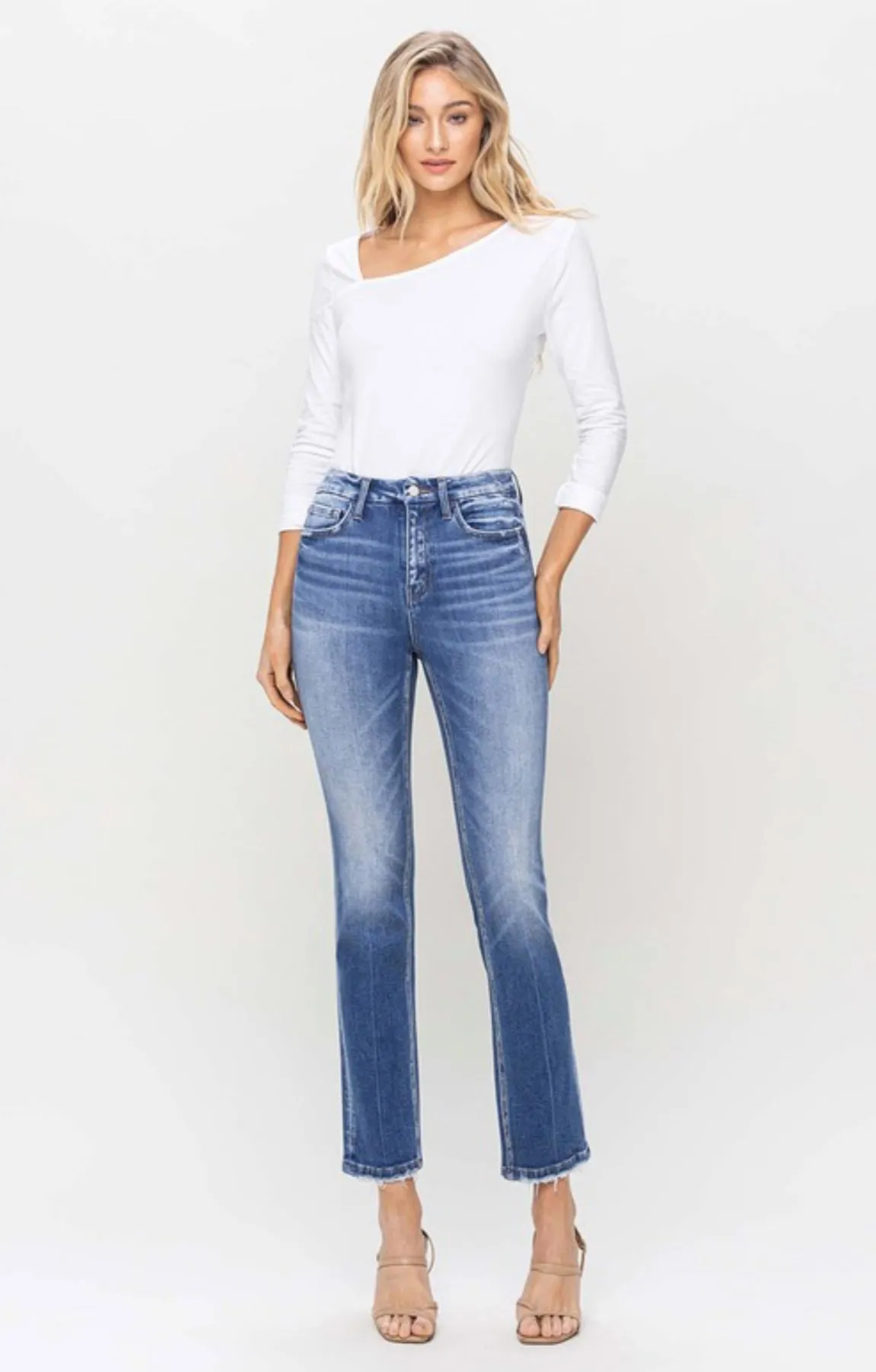 Flying Monkey Poised High Rise Slim Straight Jean