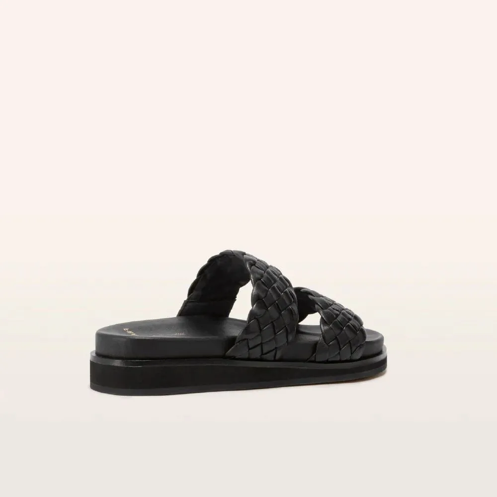 Frankie4 Malone Slide - Black Weave