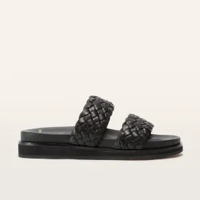 Frankie4 Malone Slide - Black Weave