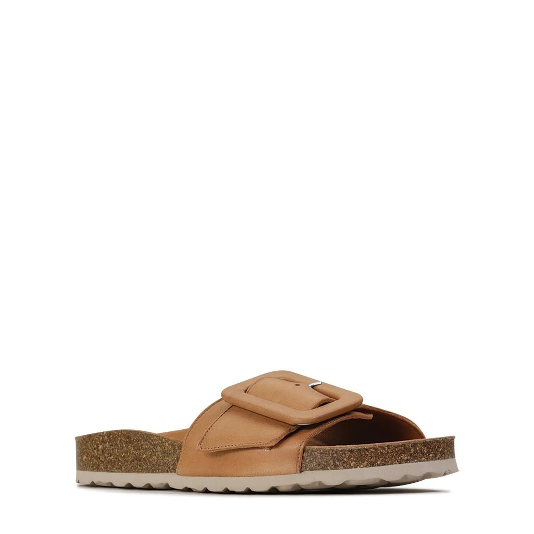 GINIS LEATHER BUCKLE SANDALS