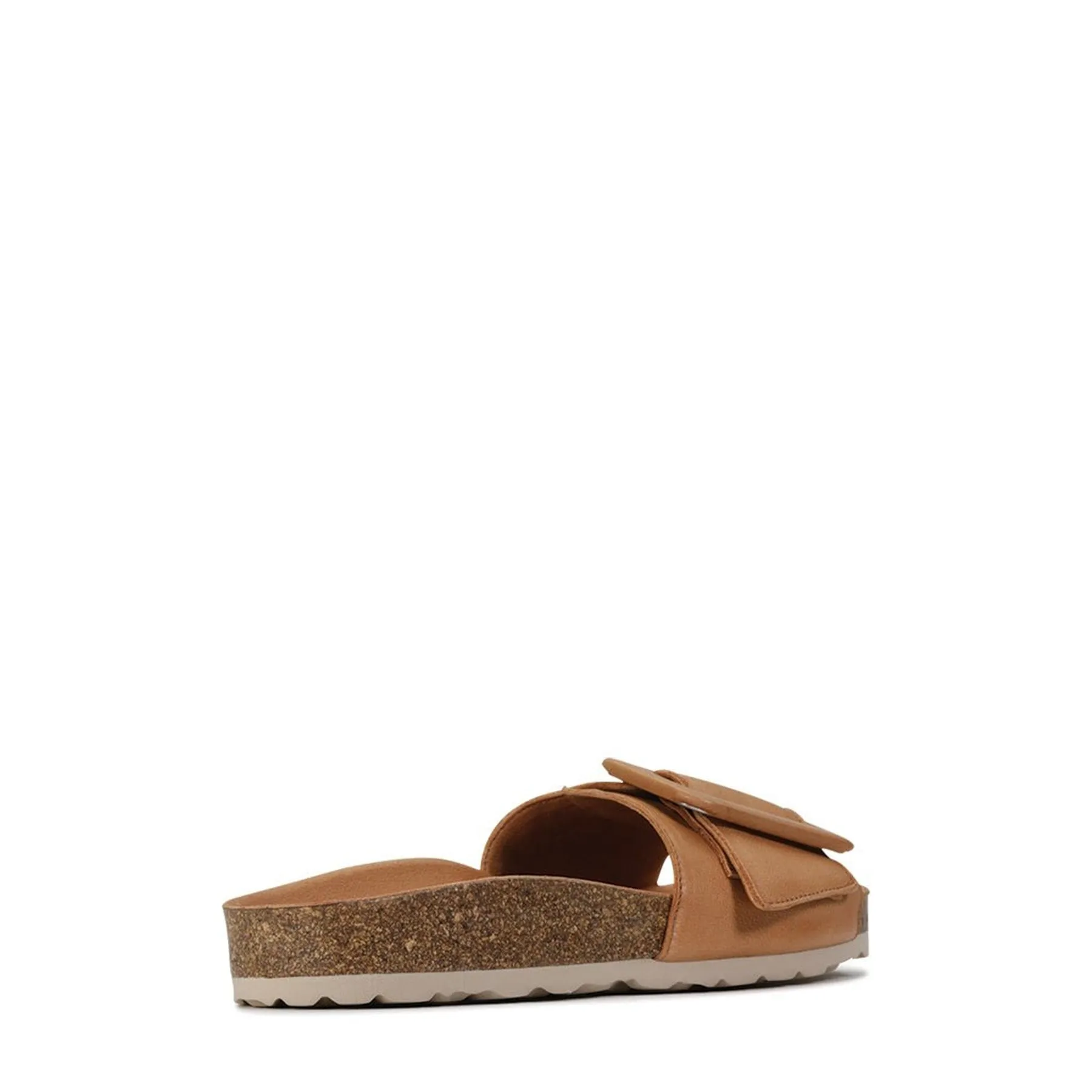GINIS LEATHER BUCKLE SANDALS