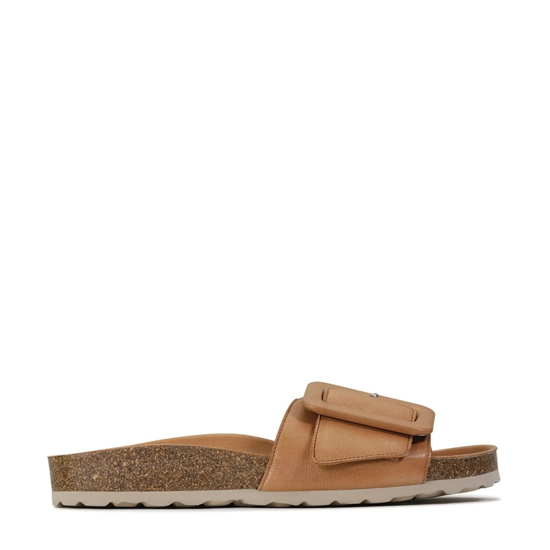 GINIS LEATHER BUCKLE SANDALS