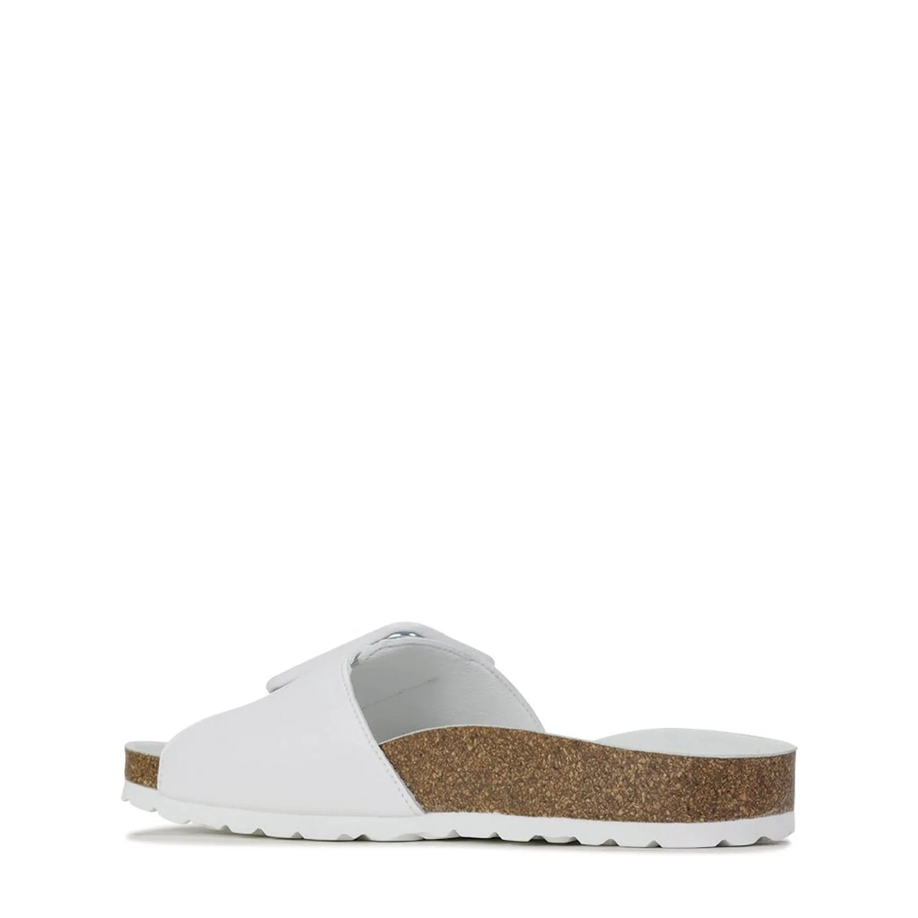 GINIS LEATHER BUCKLE SANDALS