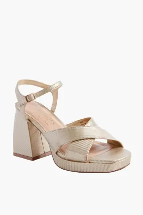 Gold Robin Heels