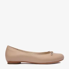 Grace Blush Leather Ballet