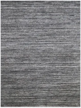 Heaven Modern Dark Gray Hand-Woven Rug 9'x12'