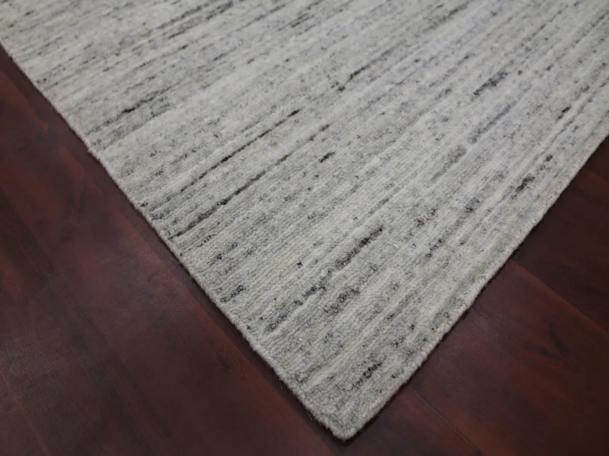 Heaven Modern Ivory Hand-Woven Rug 9'x12'