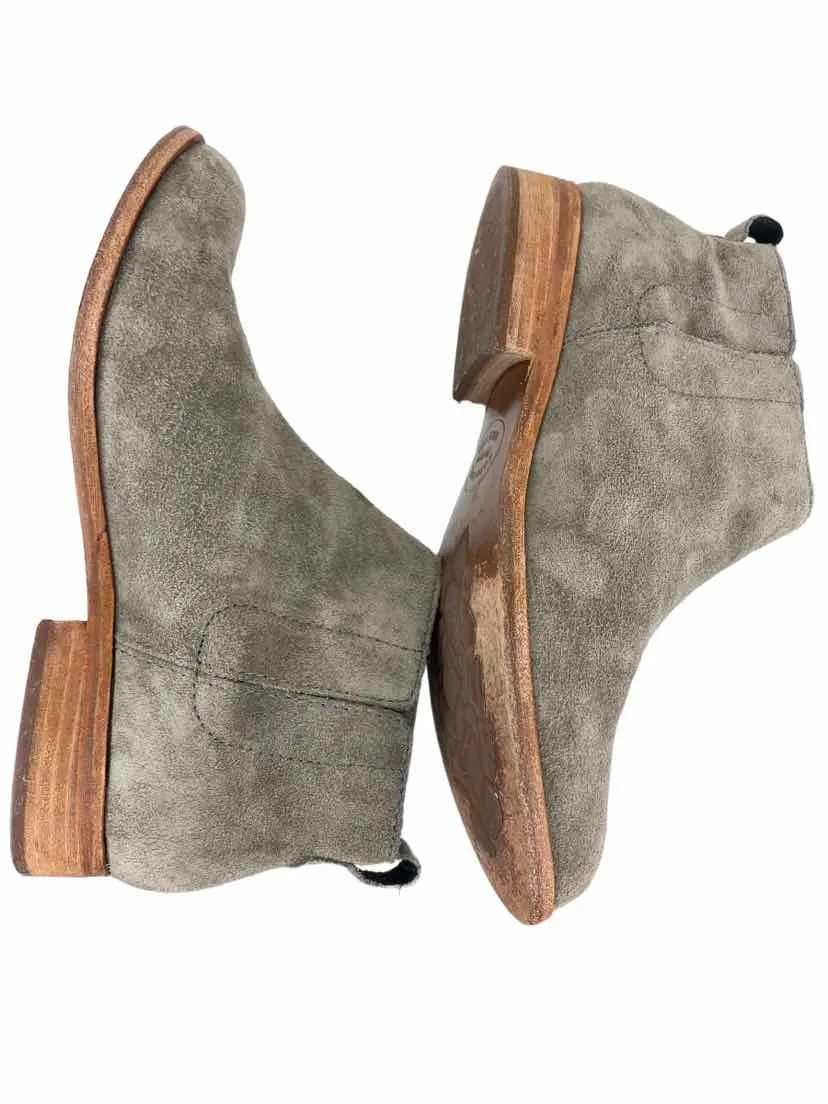 Kork-Ease Women's Velma Suede Ankle Boots Taupe Size 8.5