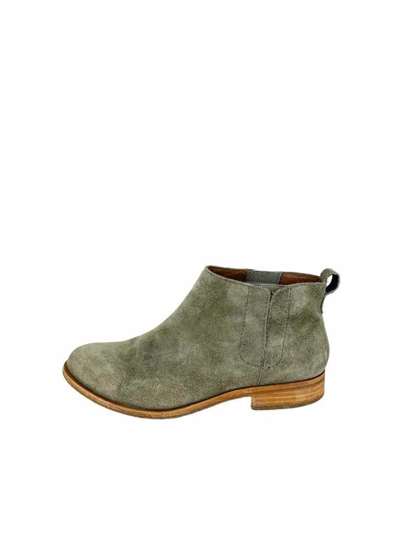 Kork-Ease Women's Velma Suede Ankle Boots Taupe Size 8.5