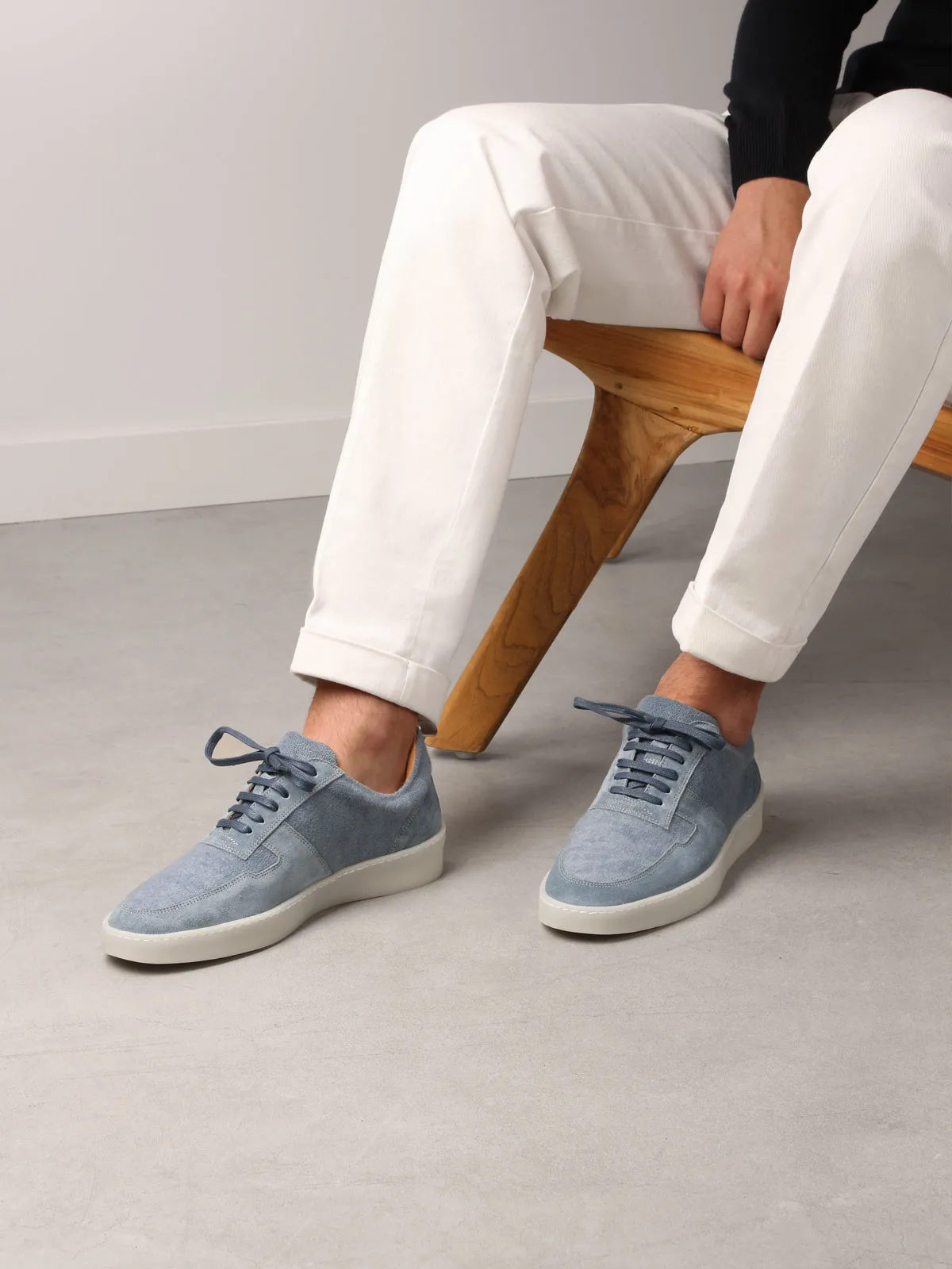 Light Blue Terry Bayside Sneaker