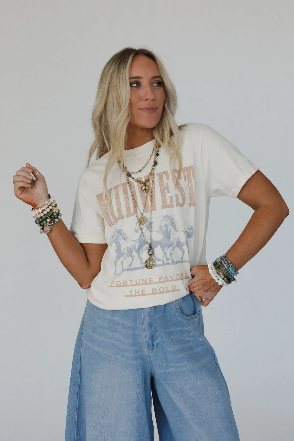 Midwest Fortune Graphic Tee - Ivory