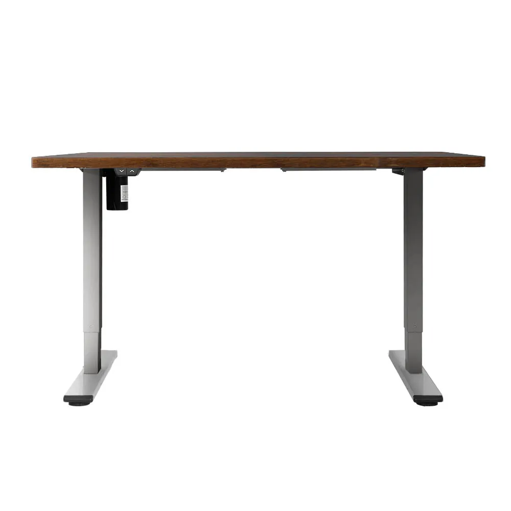 Motorised Adjustable Standing Desk 140CM Rustic Brown Artiss