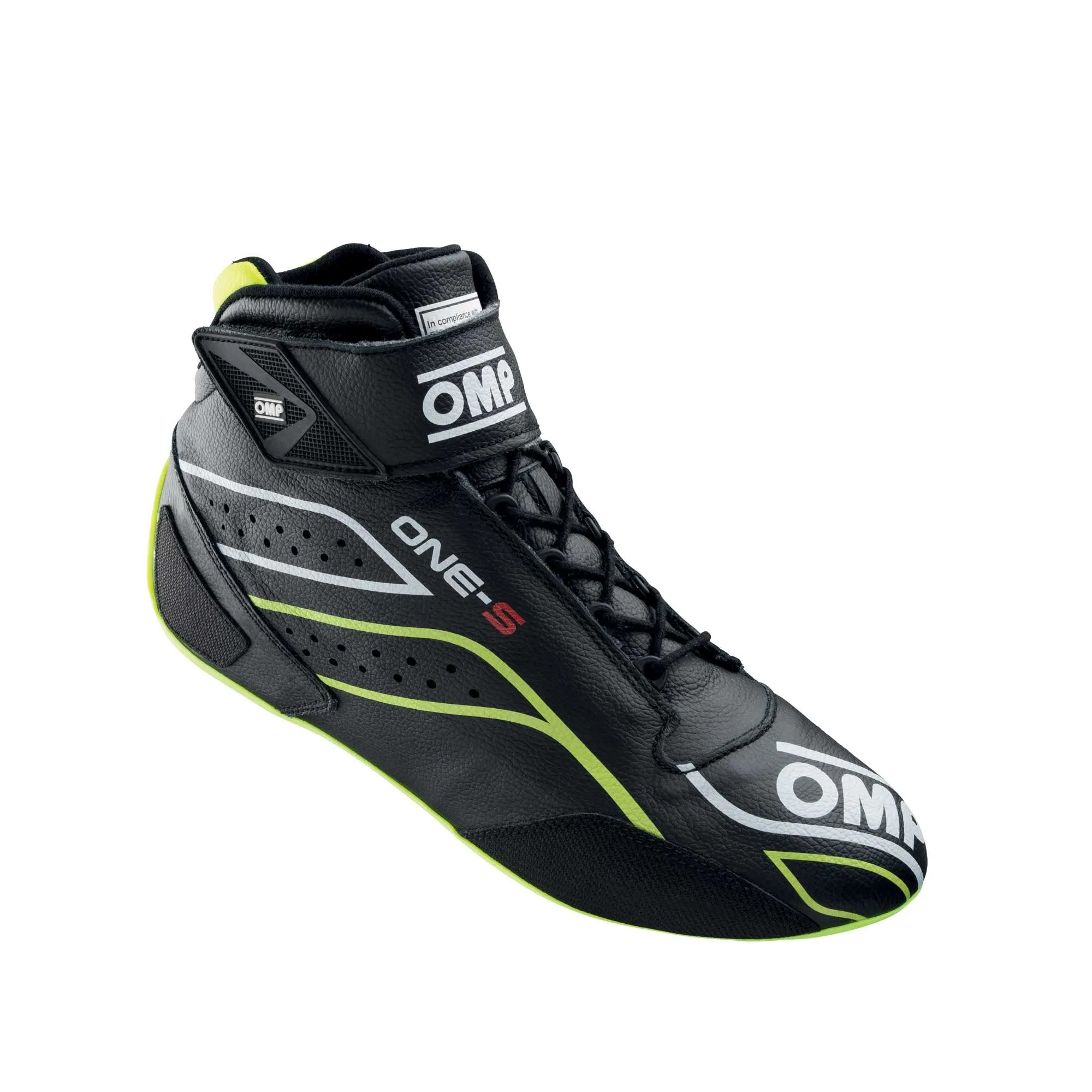 OMP One-S Fireproof Boots [Top Level Leather - FIA 8856-2018] Multiple Size & Color Options