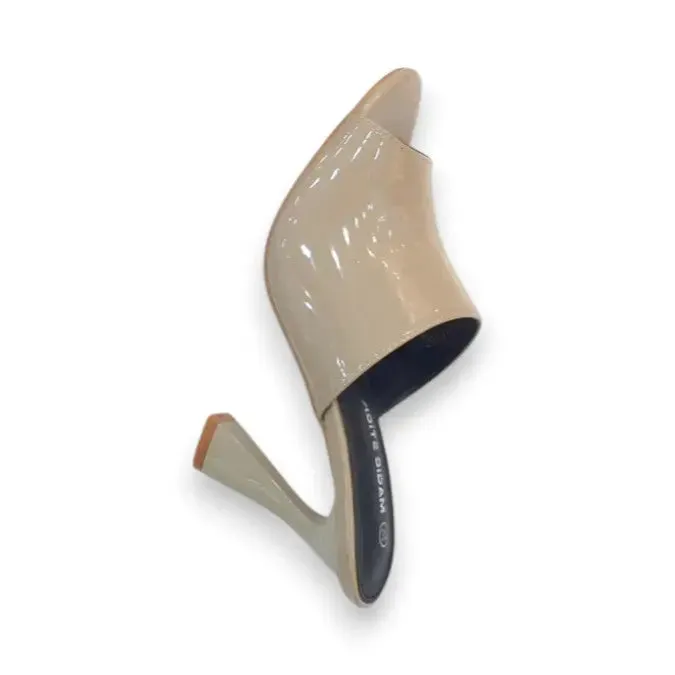 Patent Leather Mules