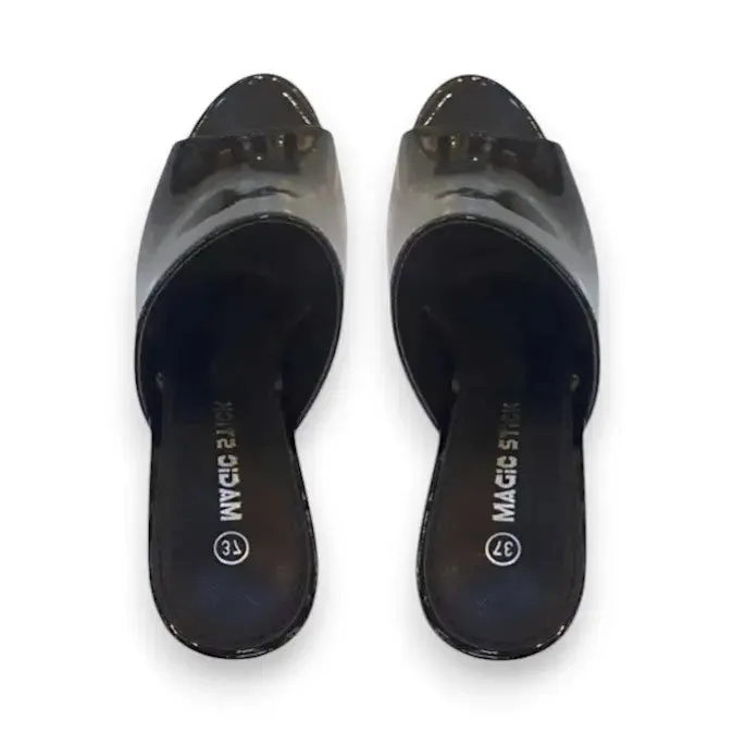 Patent Leather Mules