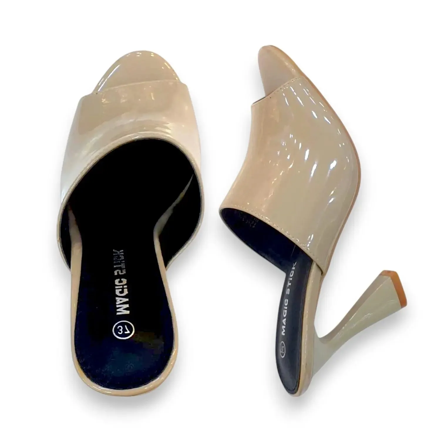 Patent Leather Mules