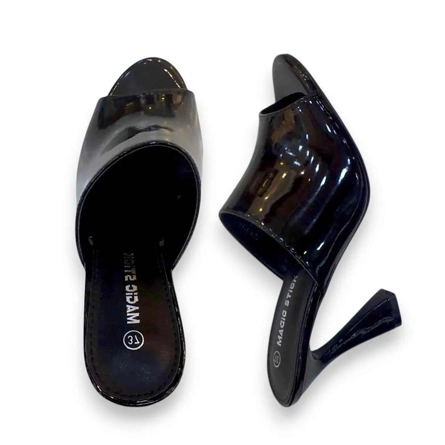Patent Leather Mules