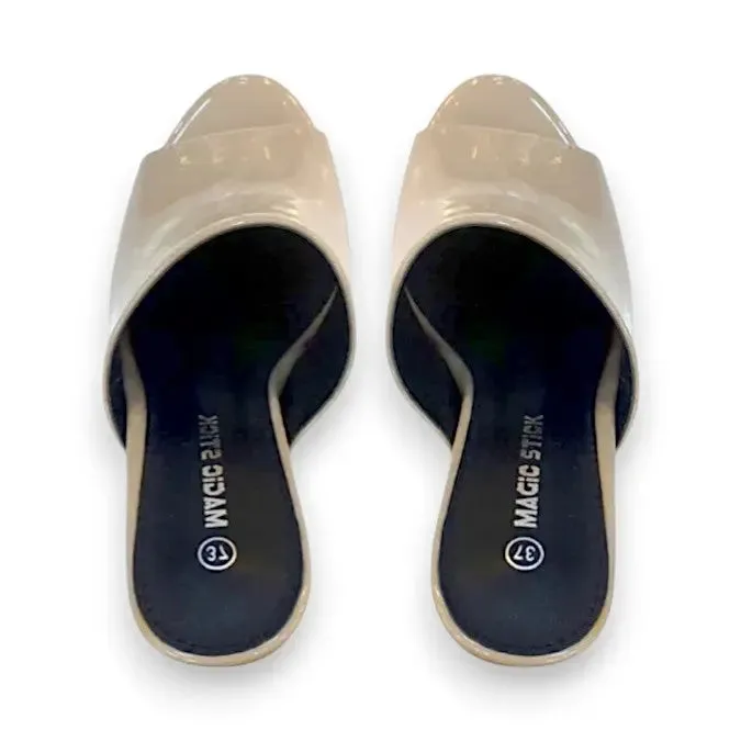 Patent Leather Mules